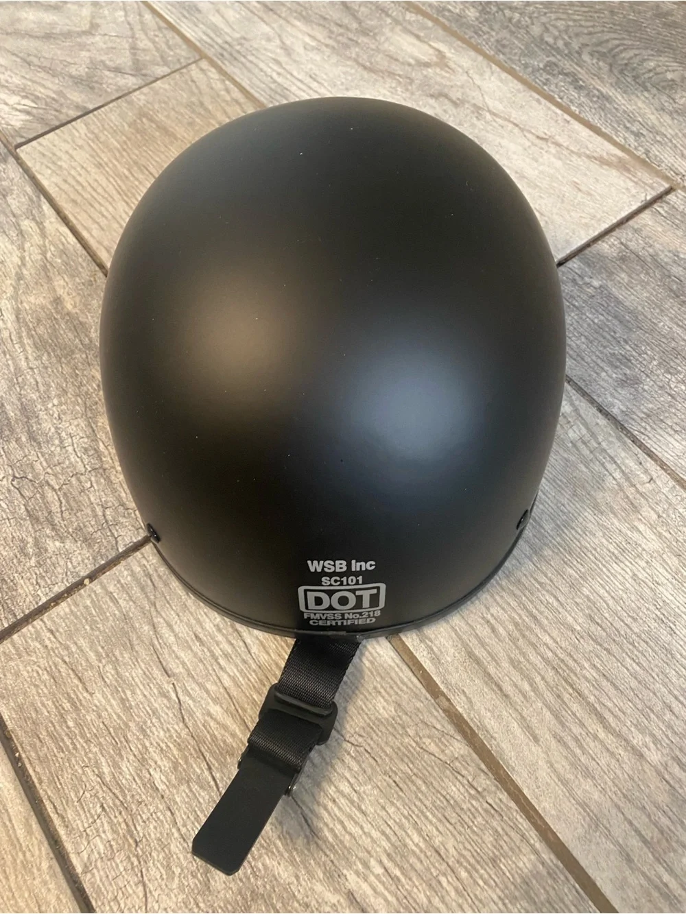 Matte Black Half Shell Motorcycle Helmet - Picture 2 of 6